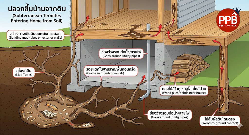 บริการกำจัดปลวกโคราช โดย PPB Pest Control